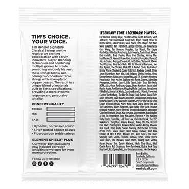 ERNIE BALL Tim Henson Signature Classical Guitar Strings (Medium Tension) [#3829] 画像1