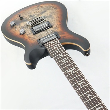 P.R.S. SE Custom 24-08 Poplar Burl Limited Edition (Charcoal Cherry Midnight Burst) 画像4