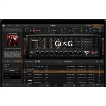 IK Multimedia 【TONEX Signature Collections Flash Sale！】TONEX Gus G. Tone Asylum (アイケーマルチメディア)(トーンエックス)(ガスジー)(代引不可)(オンライン納品) 画像1