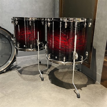 YAMAHA USED 中古 LIVE CUSTOM HYBRID OAK 4pc Drum Kit [22''BD，16''FT，14''FT，12''TT，/UZU Magma Sunburst]【値下げしました！】 画像7