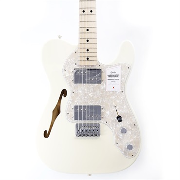 Fender Made in Japan Traditional 70s Telecaster Thinline (Olympic White/Maple) 画像9