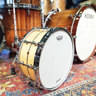 TAMA TLCM1465SI-OCM [STAR Reserve Snare Drum / Solid Curly Maple 14 × 6.5 全面当たり仕様]【イケベ楽器店創業50周年記念モデル】 画像4
