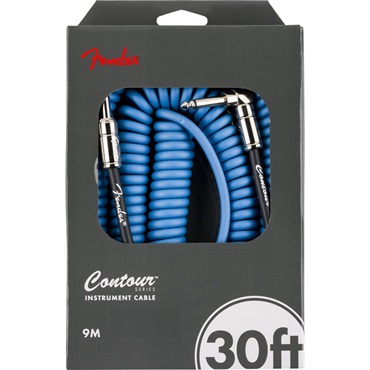 Fender USA 【夏先取り大特価セール】CONTOUR SERIES COIL INSTRUMENT CABLE 30FEET (LAKE PLACID BLUE)(#0990573002) 画像1