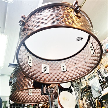 TOCA USED 中古 Pro Line Hand Hammered Steel Timbale Set [スタンド付属/Black Copper Finish] 画像6