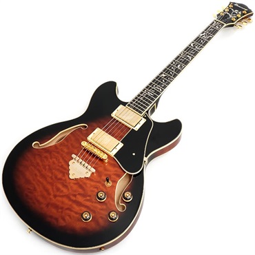 Ibanez Artcore Expressionist AS93QMSP-DBS (Dark Brown Sunburst) [SPOT MODEL] 画像1