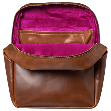 Gibson LIFTON-BPK-BRN Lifton Leather Backpack Brown 画像3
