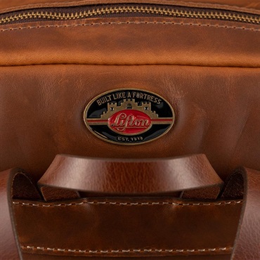 Gibson LIFTON-BPK-BRN Lifton Leather Backpack Brown 画像5