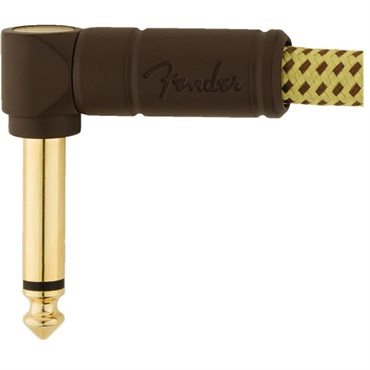 Fender USA 【夏のボーナスセール】 1本単位 DELUXE SERIES PATCH CABLES ANGLE/ANGLE TWEED 6inch (約15.24cm)(#0990820073) 画像1