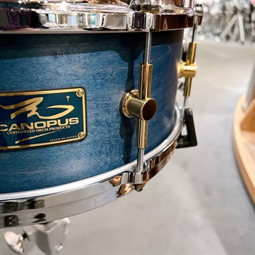 CANOPUS USED 中古 MO Snare Drum 14×5.5 w/Die Cast Hoops - Indigo Oil [MO-1455DH] 画像1