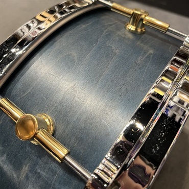 CANOPUS USED 中古 MO Snare Drum 14×5.5 w/Die Cast Hoops - Indigo Oil [MO-1455DH] 画像4
