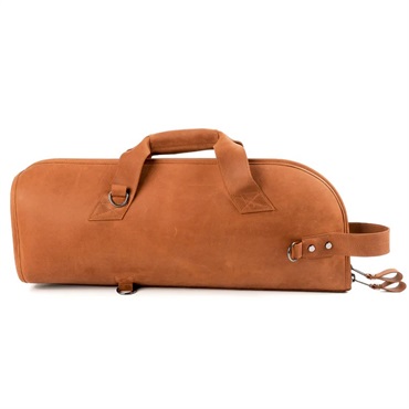 MG Leather Work シングル トランペット用ソフトケース CrazyHorse LightBrown (ライトブラウン) 画像1