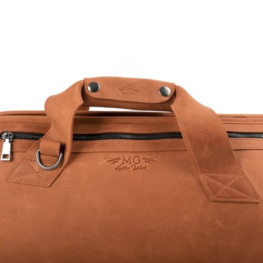 MG Leather Work シングル トランペット用ソフトケース CrazyHorse LightBrown (ライトブラウン) 画像3