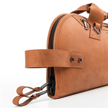 MG Leather Work シングル トランペット用ソフトケース CrazyHorse LightBrown (ライトブラウン) 画像4