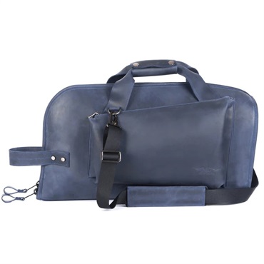 MG Leather Work シングル フリューゲルホルン用ソフトケース CrazyHorse DarkBlue (ダークブルー)【夏先取り大特価セール】 画像1