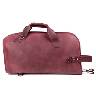 MG Leather Work シングル フリューゲルホルン用ソフトケース CrazyHorse Marsala (マルサラ)【夏のボーナスセール】 画像1