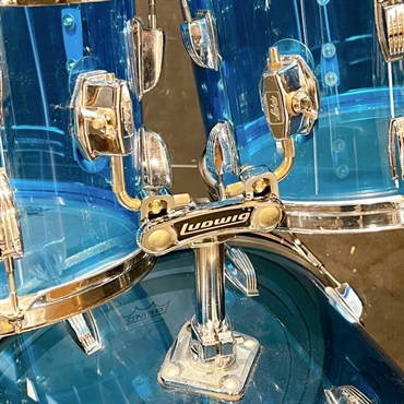 Ludwig USED 中古 1970's Blue Vistalite 4pc kit [22BD，16FT，13TT，12TT]【VINTAGE】 画像1