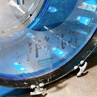 Ludwig USED 中古 1970's Blue Vistalite 4pc kit [22BD，16FT，13TT，12TT]【VINTAGE】 画像4