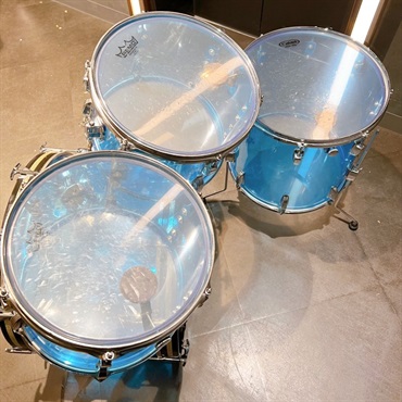 Ludwig USED 中古 1970's Blue Vistalite 4pc kit [22BD，16FT，13TT，12TT]【VINTAGE】 画像8