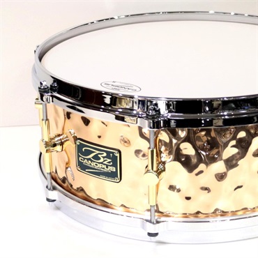 CANOPUS HBZ-1455 [Hammered Bronze Snare Drum 14''×5.5''] 画像1