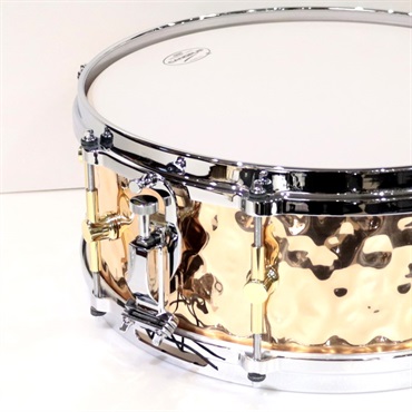 CANOPUS HBZ-1455 [Hammered Bronze Snare Drum 14''×5.5''] 画像2