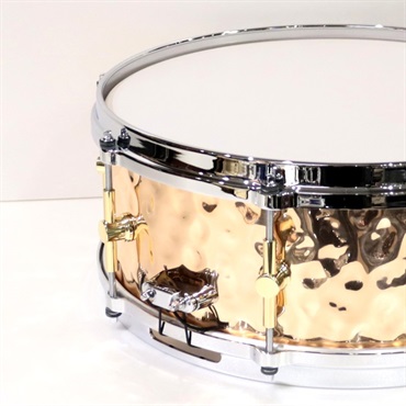 CANOPUS HBZ-1455 [Hammered Bronze Snare Drum 14''×5.5''] 画像4