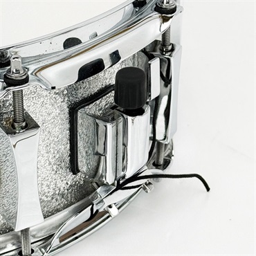 PORK PIE USED 中古 8ply Maple Snare Drum 14×5 - Silver Sparkle Wrap 画像4