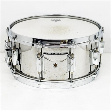 Pearl USED 中古 80s Fiber Glass Shell 14×6.5 Snare Drum [#38 Chrome Metal/Made In Japan] 画像1