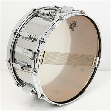 Pearl USED 中古 80s Fiber Glass Shell 14×6.5 Snare Drum [#38 Chrome Metal/Made In Japan] 画像4