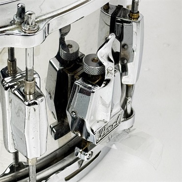 Pearl USED 中古 80s Fiber Glass Shell 14×6.5 Snare Drum [#38 Chrome Metal/Made In Japan] 画像5
