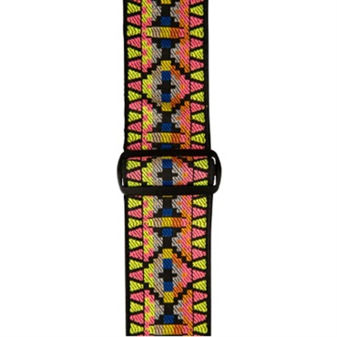 P.R.S. 2.75inch PRS Wide Retro Jacquard Strap Salmon 画像1