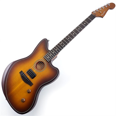Fender Acoustics Acoustasonic Standard Jazzmaster (Honey Burst) 画像1