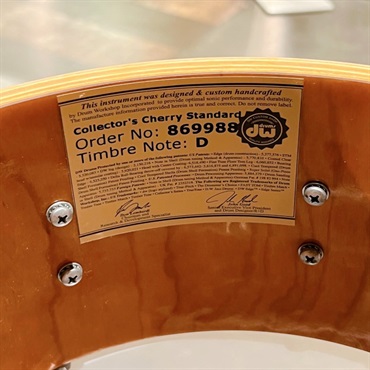 dw USED 中古 Collector's Pure Cherry Snare Drum [14×5.5] 画像4