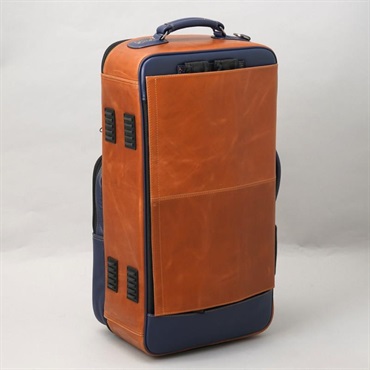 GARD BAGS ガードバッグス / エリート シリーズ 5-ECLV-NB トランペット用 トリプル ケース / ブラウンベジタブルタンニング レザー・ネイビー レザー トリム 画像1