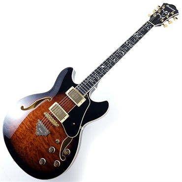 Ibanez Artcore Expressionist AS93QMSP-DBS (Dark Brown Sunburst) [SPOT MODEL] 画像1