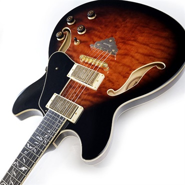 Ibanez Artcore Expressionist AS93QMSP-DBS (Dark Brown Sunburst) [SPOT MODEL] 画像5