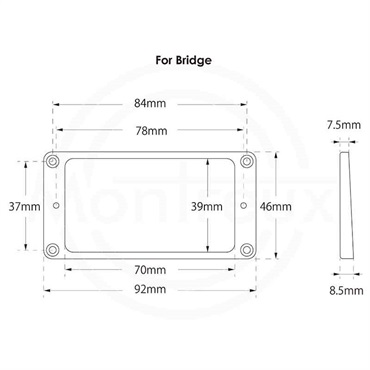 Montreux JPN Mounting Ring Bridge Arched IV [商品番号 : 9707] 画像1