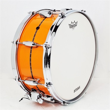TAMA TMS1465S-AMO [STAR Maple 14×6.5 Snare Drum - Atomic・Orange]【Made in Japan】 画像3
