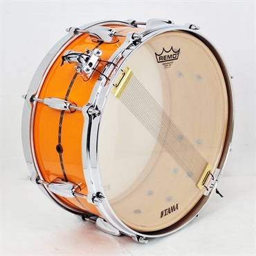 TAMA TMS1465S-AMO [STAR Maple 14×6.5 Snare Drum - Atomic・Orange]【Made in Japan】 画像4