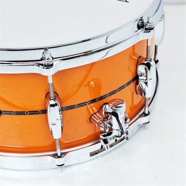 TAMA TMS1465S-AMO [STAR Maple 14×6.5 Snare Drum - Atomic・Orange]【Made in Japan】 画像6