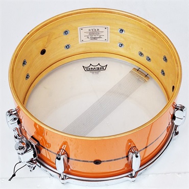 TAMA TMS1465S-AMO [STAR Maple 14×6.5 Snare Drum - Atomic・Orange]【Made in Japan】 画像8