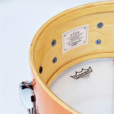 TAMA TMS1465S-AMO [STAR Maple 14×6.5 Snare Drum - Atomic・Orange]【Made in Japan】 画像9