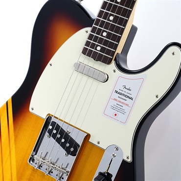 Fender Made in Japan Traditional 2025 Collection 60s Telecaster (Competition 3-Color Sunburst Aged Natural/Rosewood) 画像3