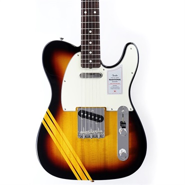 Fender Made in Japan Traditional 2025 Collection 60s Telecaster (Competition 3-Color Sunburst Aged Natural/Rosewood) 画像9