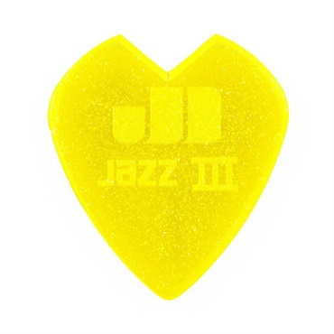 Dunlop (Jim Dunlop) 47PKH3NYS KIRK HAMMETT JAZZ III PICK YELLOW GLITTER ×6枚セット 画像1