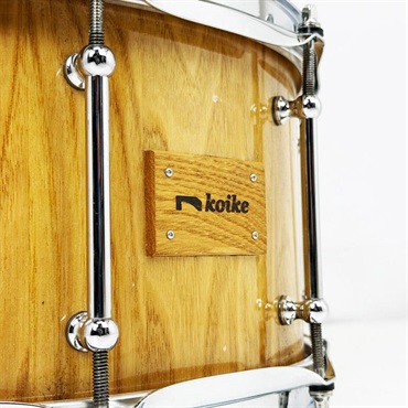 koike drums USED 中古 栗の木ステイヴシェル・スネアドラム 14×6.5 画像2