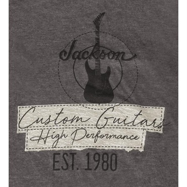 Jackson Jackson(R) Custom Guitar T-Shirt， Charcoal， L 画像2