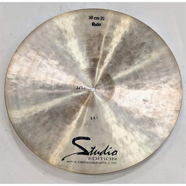 CANOPUS USED 中古 Studio Edition Ride Cymbal 20 [2670g] 画像3