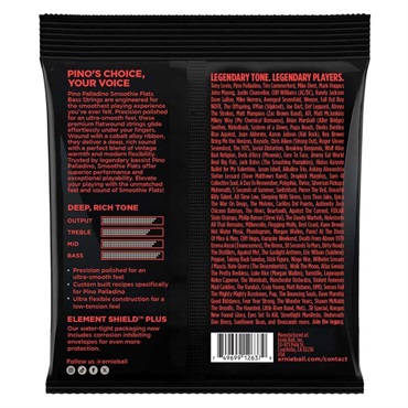 ERNIE BALL Pino Palladino Smoothie Flats Bass Strings/#2748 (Flat Wound / Extra Light 38-98) 画像1