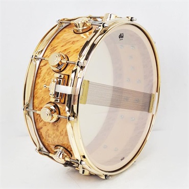 dw USED 中古 [Collector's Pure Maple Snare Drum 14×5.5 / Standard Shell / Exotic Twisted Mapa Burl] 画像4