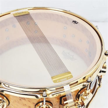 dw USED 中古 [Collector's Pure Maple Snare Drum 14×5.5 / Standard Shell / Exotic Twisted Mapa Burl] 画像7